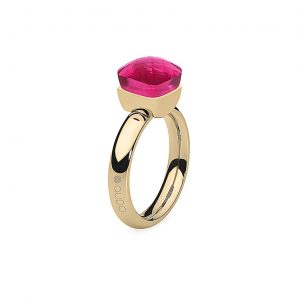 Firenze ring  gold light fuchsia