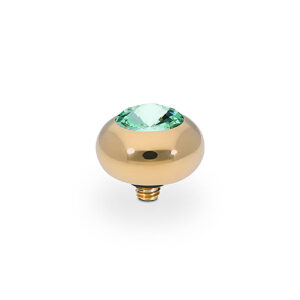 Tondo  10 mm gold ,chrysolite