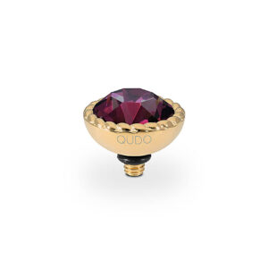 Bocconi 11 mm gold amethyst