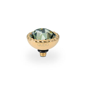 Bocconi 11 mm gold black diamond