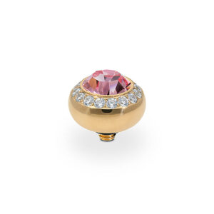 Tondo de luxe 10 mm gold light rose