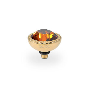 Bocconi 11 mm gold smoked amber