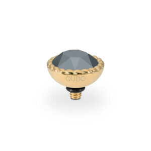 Bocconi 11 mm gold jet hematite